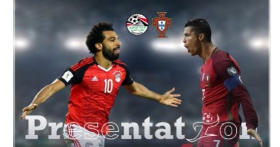 بريزنتيشن تؤكد حقوق ملكيتها مباراة مصر والبرتغال وتحظر استخدامها بالمواقع