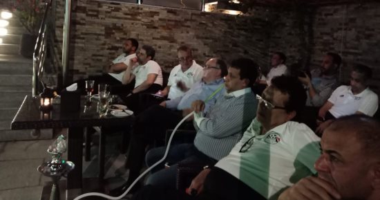 بعثة المنتخب الأوليمبي تابعت ودية مصر والبرتغال بفندق الإقامة بالسعودية