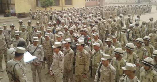 صور .. وصول قوات الجيش المؤمنة للانتخابات الرئاسية فى المنوفية