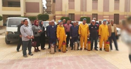محافظ الدقهلية يكلف الصحة بتطهير اللجان ضد الحشرات الصيفية