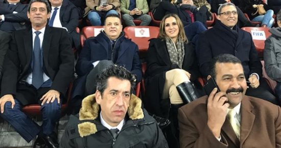 رانيا علوانى تنشر صورا أثناء حضورها مباراة مصر والبرتغال فى سويسرا