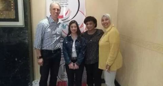 رحمة خالد ممثلة اتحاد الإعاقات فى مبادرة تشجيع الفتيات على ممارسة الرياضة
