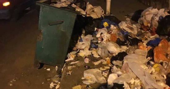 شكوى من تراكم القمامة بشارع سوريا فى محافظة الإسكندرية