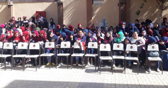 "التعليم" تقيم احتفالية بمدرسة القاضى الثانوية لعرض منتجات الطالبات اليدوية