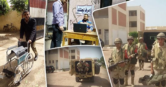 صور.. قوات تأمين الانتخابات تتسلم مقرات اللجان بمحافظات مصر.. رجال المفرقعات والحماية المدنية يمشطون ويعقمون مناطق اللجان.. واجتماع المحافظين بالقيادات الأمنية.. وتشكيل غرف عمليات على مدار 24 ساعة