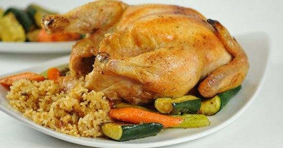 طريقة عمل فراخ محشية رز بالكبدة