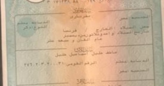 قارئ مقيم بفرنسا يشكو من أخطاء بشهادة ميلاد ابنته