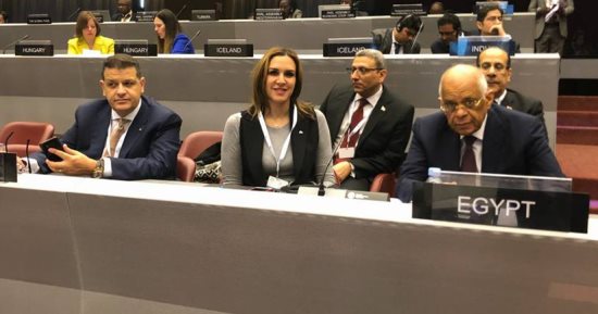 رانيا علوانى تنشر صورا لمشاركة وفد مجلس النواب باتحاد البرلمان الدولى