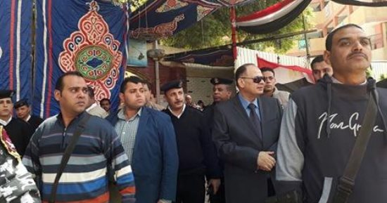 مدير أمن الجيزة يتفقد المقرات الانتخابية بأنحاء المحافظة.. صور