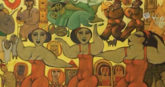 معرض " جمهور الست " لـ مصطفى رحمة  بجاليرى بيكاسو 1 أبريل