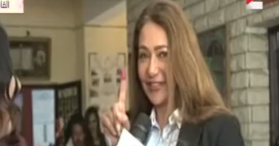 ليلى علوى لست الحسن: النزول للانتخابات حقنا.. وإنجازات السيسى عشان أولادنا