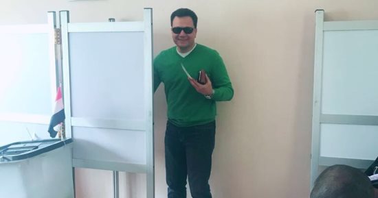 المتحدث باسم الأهلى يدلى بصوته فى انتخابات الرئاسة
