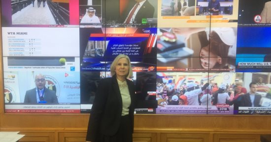 صور.. رئيس بعثة الجامعة العربية تشيد بالإقبال الجماهيرى على التصويت بالانتخابات