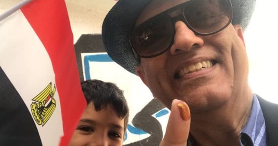 محمد سلماوى: اصطحبت حفيدى للانتخابات لأعلمه الواجب الوطنى 