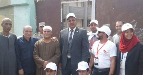 النائب سمير رشاد يدلى بصوته للانتخابات الرئاسية بالمنيا