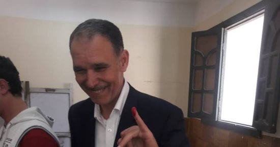 صور.. رضا البلتاجى يدلى بصوته فى الانتخابات الرئاسية