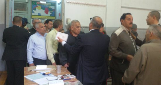 طوابير أمام لجان انتخابات الرئاسة فى المنوفية