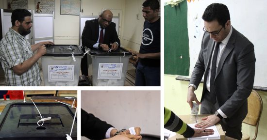 إغلاق باب التصويت فى اليوم الأول للانتخابات الرئاسية