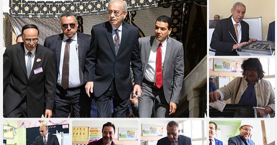 انتخابات الرئاسة 2018.. وزراء وفنانون يحرصون على الإدلاء بأصواتهم فى الساعات الأولى من فتح باب التصويت.. وقرينة الرئيس السيسي تحرص على المشاركة.. ووزراء الزراعة والبيئة وقطاع الأعمال فى مقدمة المصوتين 