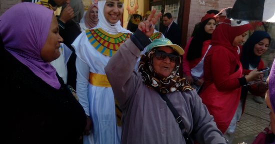 انتخابات الرئاسة 2018.. مسيرات وأغانى وطنية احتفالا ببدء التصويت بالدقهلية