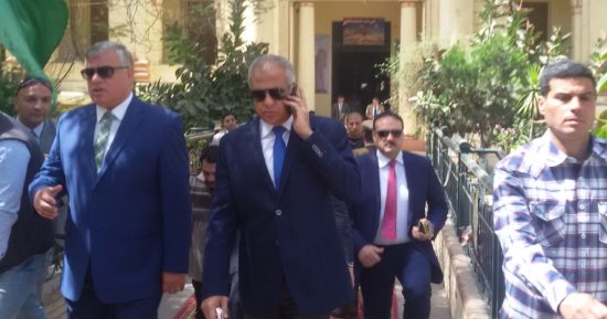 صور.. مدير أمن المنوفية يتفقد لجان الانتخابات الرئاسية بالمحافظة
