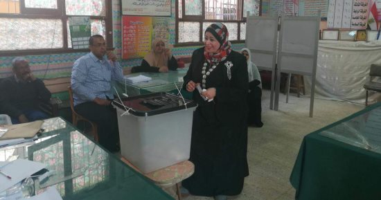 عضو "الإعاقة بقومى المرأة" فى بنى سويف: إقبال كبير لذوى الإعاقة بالانتخابات