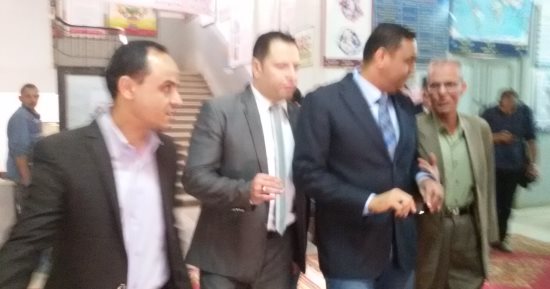 صور.. سكرتير عام المنوفية يتفقد اللجان الانتخابية