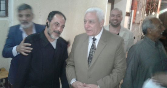 "إبراهيم حمدتو" قاهر المستحيل يدلى بصوته فى الانتخابات الرئاسية بدمياط
