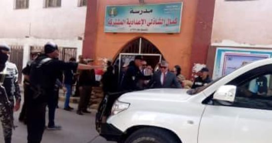 مدير أمن المنوفية يتفقد لجان الانتخابات بالمحافظة