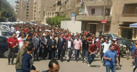 صور .. جامعة بنها تنظم مسيرة حاشدة لحث المواطنين على المشاركة فى الانتخابات