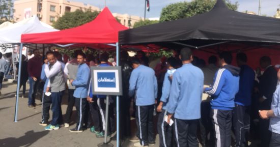 صور.. طوابير الشباب أمام لجان انتخابات الرئاسة بالرحاب تمتد لعشرات الأمتار