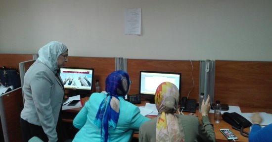 نرصد طبيعة عمل غرفة "هيئة الاستعلامات" لمتابعة الانتخابات.. صور