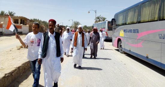 محافظ مطروح: انتهاء تصويت أهالى أصغر واحة معزولة فى صحراء سيوة بنسبة 100%