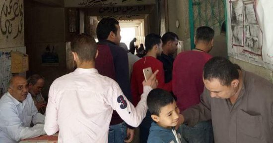 توافد المواطنين على لجان الانتخابات بالغربية للإدلاء بأصواتهم