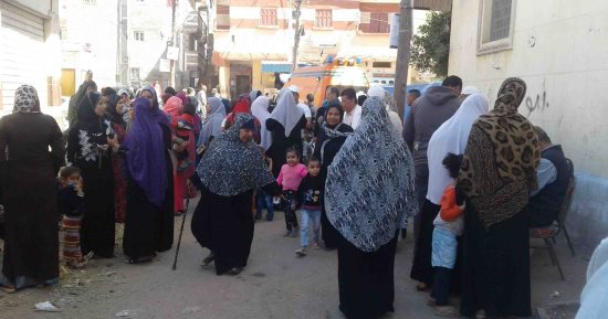 صور.. السيدات يتصدرن المشهد الانتخابى بمحافظة كفر الشيخ