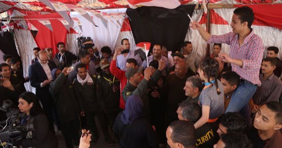 إقبال كبير على التصويت بلجنة مدرسة الأندلس فى الجيزة