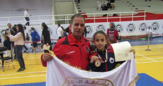 مريم سامح تحصد ذهبية مهرجان الإمارات للكاراتيه