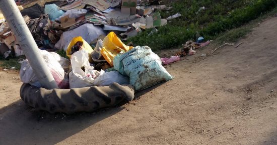 القمامة تتراكم فى شوارع قرية زهرة القبلية بالبحيرة.. والأهالى يطالبون برفعها