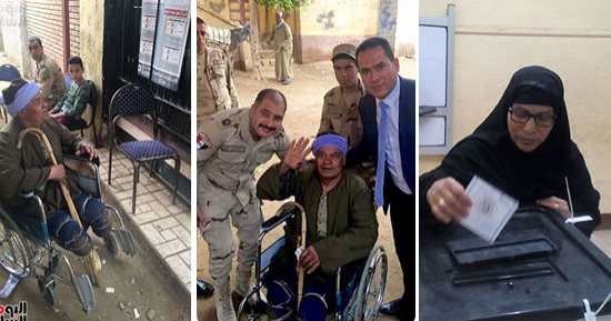 "الشعب اللى شرب م النيل.. ميعرفش المستحيل".. الناخبون يتحدون السيول والأمطار ويحتشدون فى آخر أيام التصويت.. جدة الشهيد محمود فارس: انتخبت السيسي حامى مصر.. وعجوز "97 عاما" بعد التصويت: رئيسنا راجل بمعنى الكلمة