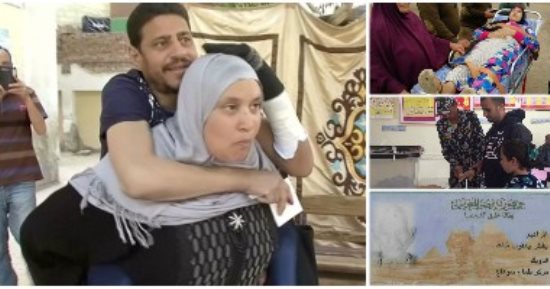 مصريون معمرون يتحدون الصعاب لانتخاب الرئيس.. كفيف يمشى 5 كيلومترات للإدلاء بصوته.. و"هبة" تحمل زوجها المريض لصندوق الاقتراع.. و"هند" من سرير الجراحة إلى اللجنة "علشان خاطر الوطن".. وإقبال رغم سوء أحوال الجو