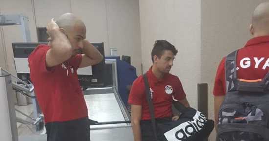 المنتخب الأولمبى يصل مطار القاهرة بعد وديتى السعودية