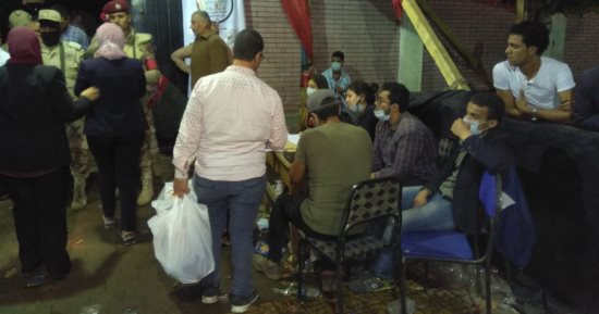 مستشار لجنة بالحوامدية: نسبة الإقبال اليوم غير متوقعة رغم سوء حالة الطقس