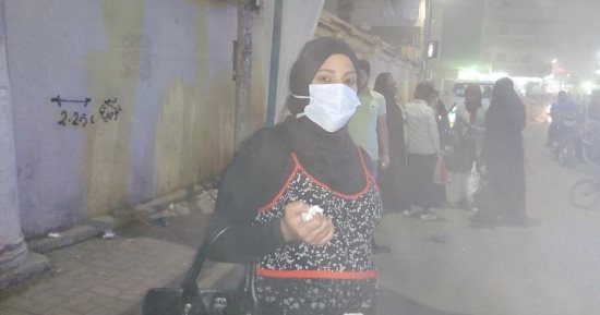 ناخبات بالأقصر يرتدين الكمامات الطبية للتصويت بالانتخابات الرئاسية
