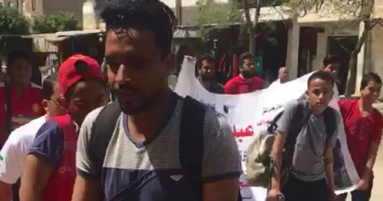 فيديو..ذوو الاحتياجات الخاصة ينظمون مسيرة نحو اللجان الانتخابية بالسلام