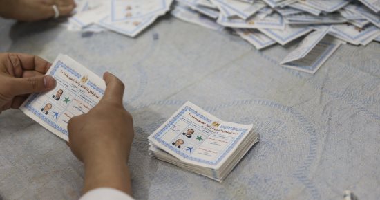 مؤشرات أولية.. لجنة 8 بالمنصورة: السيسى 1227 صوتًا مقابل 53 لـ"موسى"