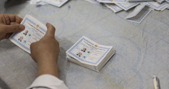 السيسى يحصد 1186 صوتاً مقابل 47 لـ"موسى" بلجنة 1 فى قوص