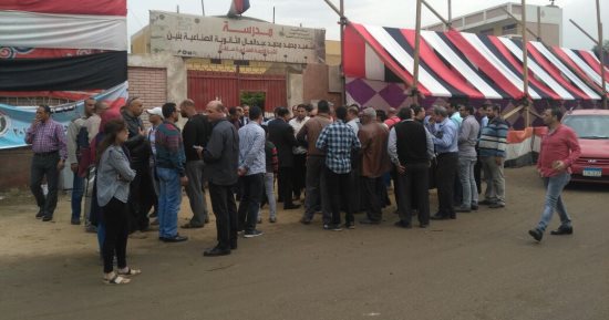 ناخبو شبرا الخيمة يتوافدون على اللجان فى آخر أيام الانتخابات الرئاسية