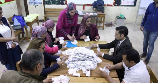 اللجنة العامة الجمالية: السيسى حصل على 24556 صوتا وموسى مصطفى 697