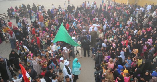 صور.. إقبال كثيف على اللجان بقنا فى أخر أيام الانتخابات الرئاسية