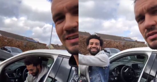 شاهد.. استقبال لوفرين لمحمد صلاح بعد عودته إلى ليفربول